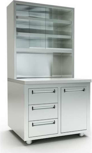 Inox Dobros Μεταλλικό Ερμάριo 110x70x195εκ.