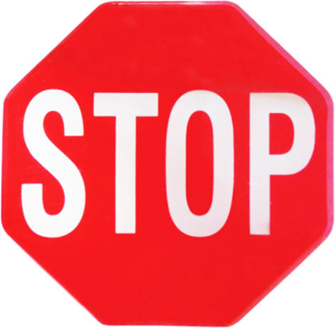 Auto Gs Road Sign STOP 24758