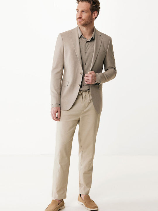 Men's Suit Jacket Beige