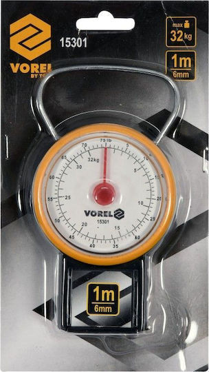 Vorel Professional Hanging Scale with Weighing Capacity of 32kg and Division 500gr