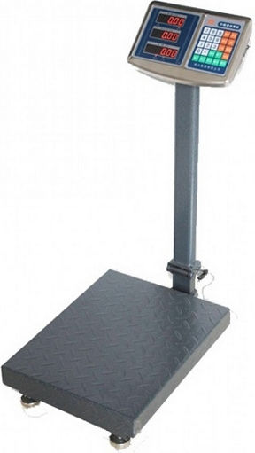 Electronic Platform Scale with Weighing Capacity of 100kg and Division 50gr