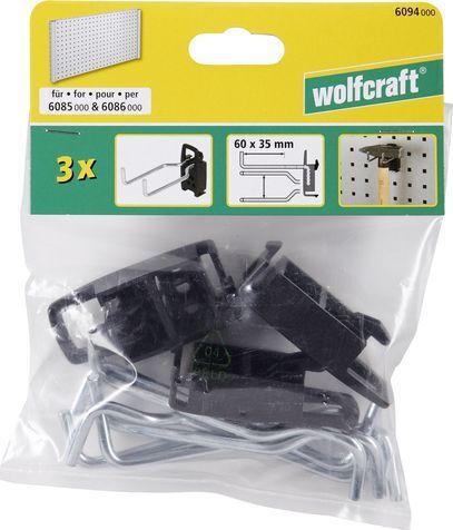 Wolfcraft Γάντζοι 6094000 2000gr 3τμχ