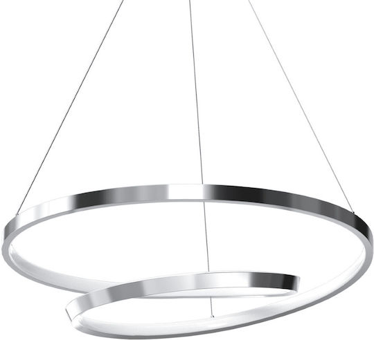 Eko Light Lucerno Hängelampe Silber 50cm.