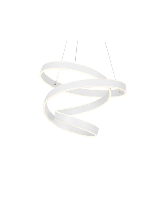 Eko Light Κρεμαστό Φωτιστικό Λευκό LED 100εκ.