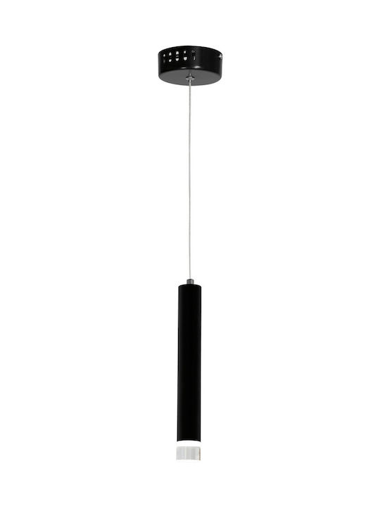 Eko Light Carbon Κρεμαστό Φωτιστικό Μαύρο LED