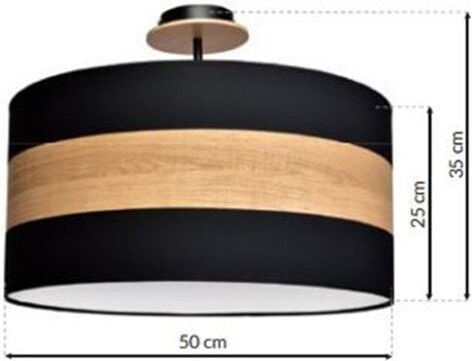 Eko Light Terra Κρεμαστό Φωτιστικό Μαύρο με Ντουί E27