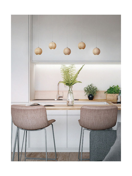 VK Lighting Pendant Light Beige with Socket GU10