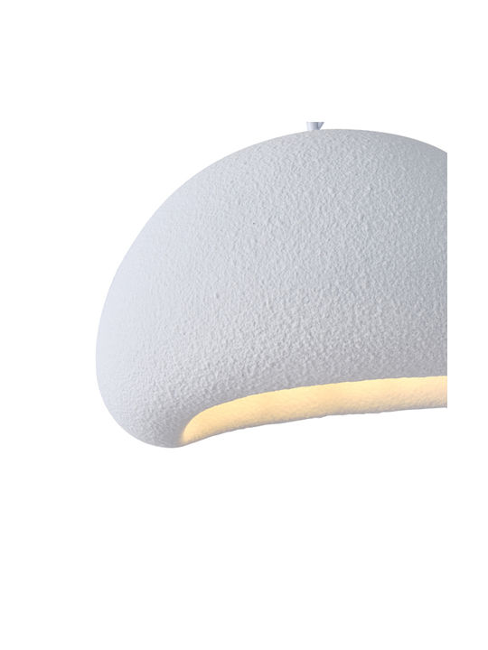 Eurolamp Aeonic Pendant Light White with Socket E27 50x41x31cm