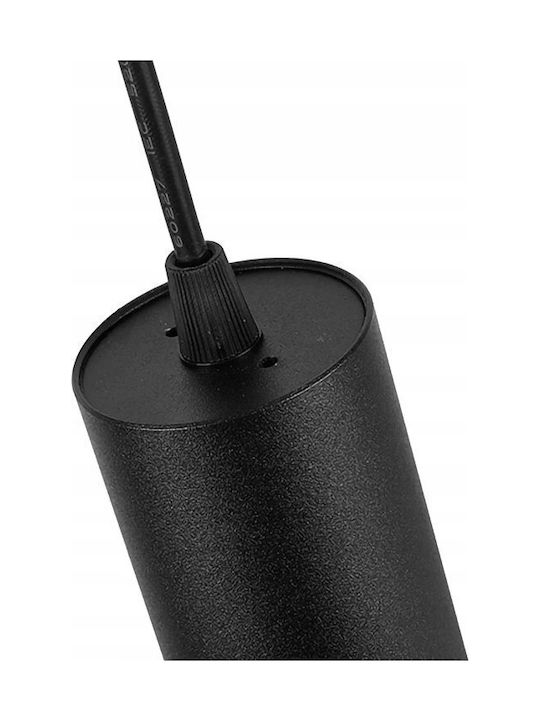 Eco Light Κρεμαστό Φωτιστικό Μαύρο με Ντουί GU10