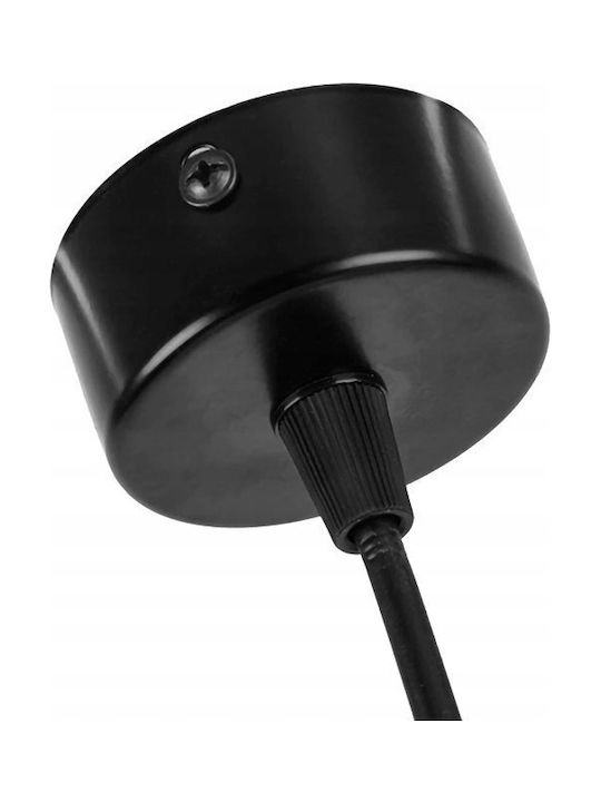 Eco Light Κρεμαστό Φωτιστικό Μαύρο με Ντουί GU10