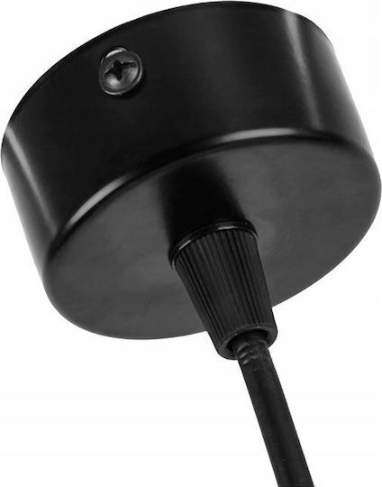 Eco Light Lustră Negru cu Dulie GU10