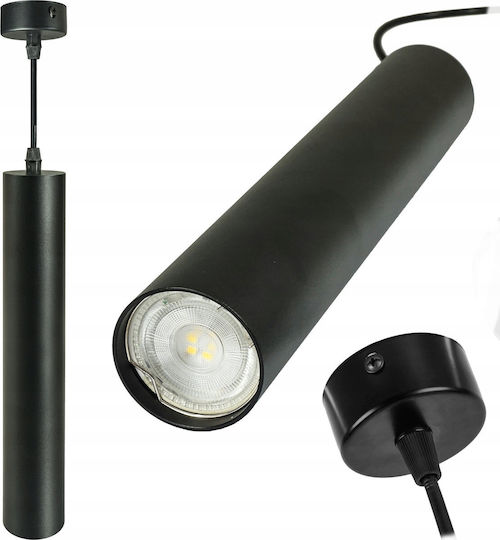 Eco Light Lustră Negru cu Dulie GU10