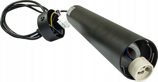 Eco Light Lustră Negru cu Dulie GU10
