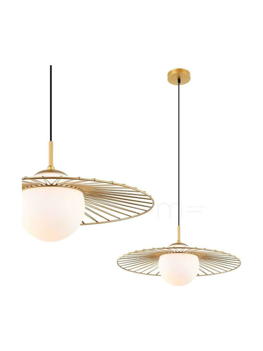 Italux Lustră Auriu cu Dulie E27 11x20cm.