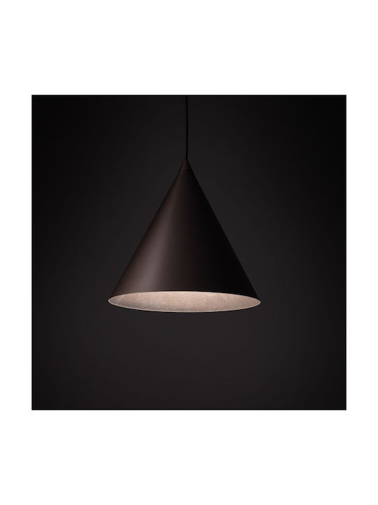 TK Lighting Hängelampe Braun mit Fassung E27 25x25cm.