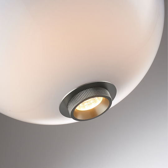 Sun Light Κρεμαστό Φωτιστικό Μαύρο LED 4x4x180εκ.