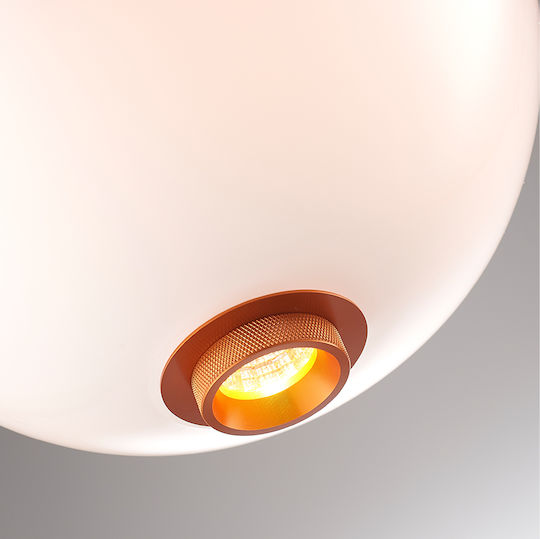 Sun Light Κρεμαστό Φωτιστικό Μαύρο LED 35x35x180εκ.