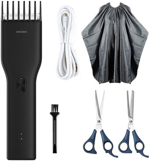 Enchen Boost-B Set Set Reîncărcabilă Mașină de Tuns Negru