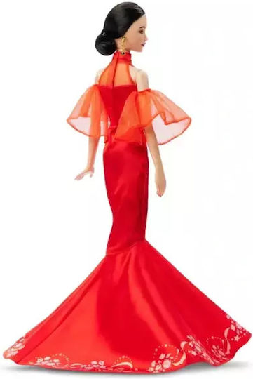 Barbie Signature Lunar New Year With Qipao Dress & Golden Accessories Колекционерска Кукла за 3++ години