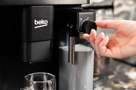 Beko 1350W Налягане 19бар за капучино Черна CEG7304B