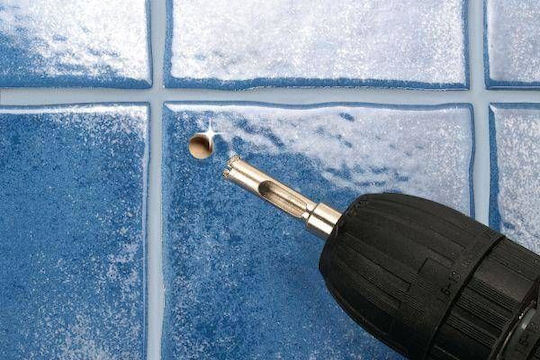 Wolfcraft Diamantbohrer mit Zylindrischem Schaft für Glas/Fliesen 5mm / 35mm / 10mm