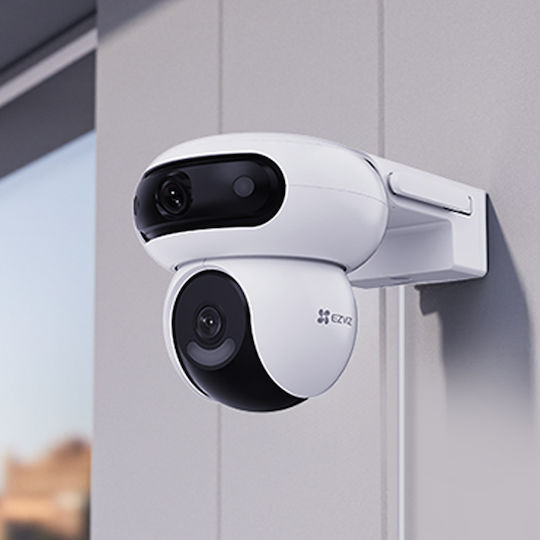 Ezviz H90 Dual 2K⁺ IP Cameră de Supraveghere Wi-Fi Full HD+ 4MP Rezistentă la apă cu Comunicare Bidirecțională și Lentilă 2.8mm