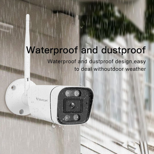 Vstarcam CS58Q-uV IP Камера за наблюдение Wi-Fi Full HD+ 4MP Водоустойчива с Двупосочна Комуникация и Обектив 4мм