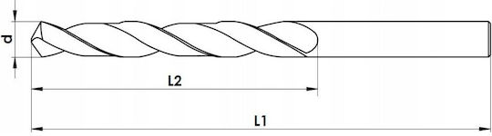 Baildon Burghiu HSS pentru Metal 17.5mm