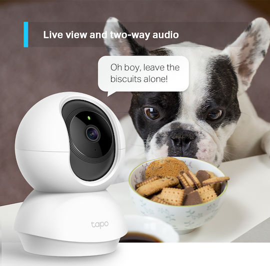 TP-LINK Tapo C200 v5 IP Surveillance Camera Wi-Fi Full HD 1080p with Two-Way Communication and Lens 4mm