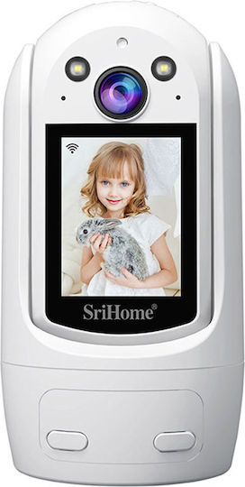 Sricam SH060 IP Κάμερα Παρακολούθησης Wi-Fi Full HD 1080p με Αμφίδρομη Επικοινωνία και Φακό 4mm