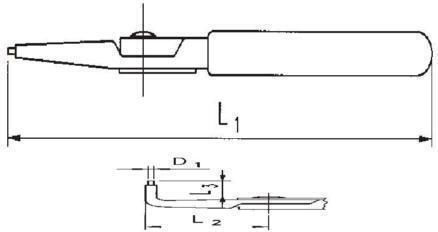 Proline Clește de tăiat Curbat Lungime 180mm