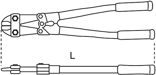 Beta 1101 Bolt Cutter Length 900mm
