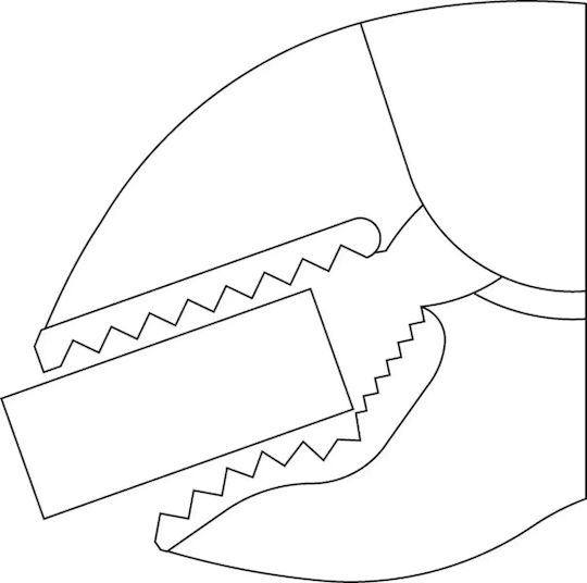 Gedore 137 7 Gripzange Länge 185mm