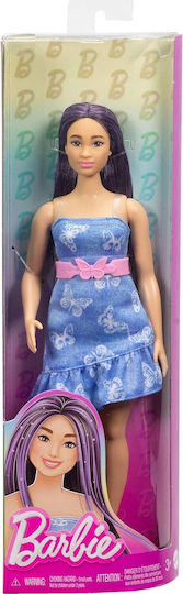 Barbie Fashionistas Doll Fashionistas Down Syndrome, Purple Hair, Butterfly Print Strapless Denim Dress, Pink Belt and Boots for 3+ years+ Years HYT89 | Skroutz.mt Barbie Fashionistas Doll Fashionistas Down Syndrome, Purple Hair, Butterfly Print Strapless Denim Dress, Pink Belt and Boots for 3+ years+ Years HYT89 | Skroutz.mt