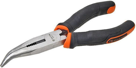 Tactix Angled tweezers Cutting Plier Curved Electrician Length 200mm