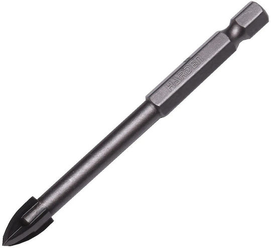 Harden Four-Cut Drill Carbide with Hexagonal Shank for Glass και Tiles 3mm