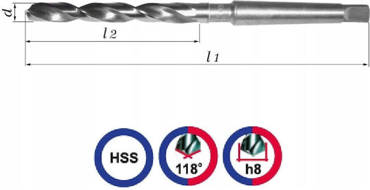 Drill Bit 14,0 Rn Cut 189-108 Hss Mk1