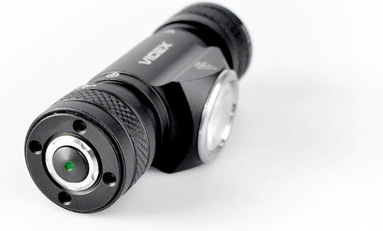 Videx Επαναφορτιζόμενος Φακός Κεφαλής LED IP68 με Μέγιστη Φωτεινότητα 1200lm