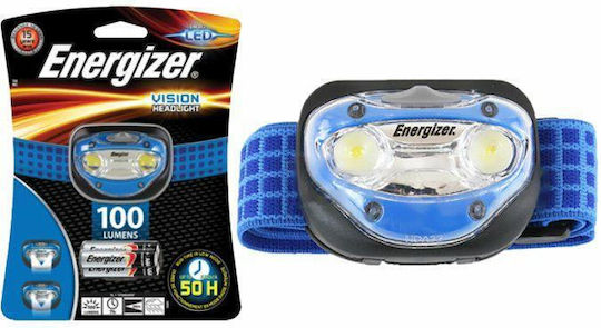Energizer Φακός Κεφαλής LED IPX4 με Μέγιστη Φωτεινότητα 200lm Vision 2