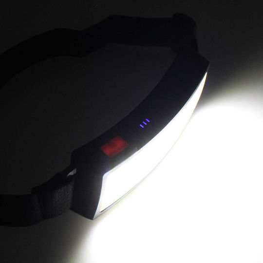 Rechargeable Headlamp LED IP65 with Maximum Brightness 800lm ΤΜ-G14 Embedded Black