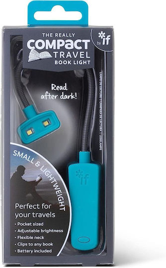 IF Really Compact Book Light LED with Clip Turquoise Turquoise