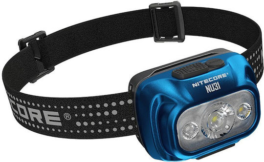 NiteCore Rechargeable Headlamp LED IP66 with Maximum Brightness 550lm NU31 Orange Orange
