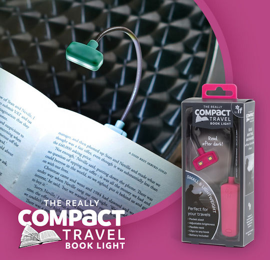 IF Really Compact Book Light LED with Clip Turquoise Turquoise