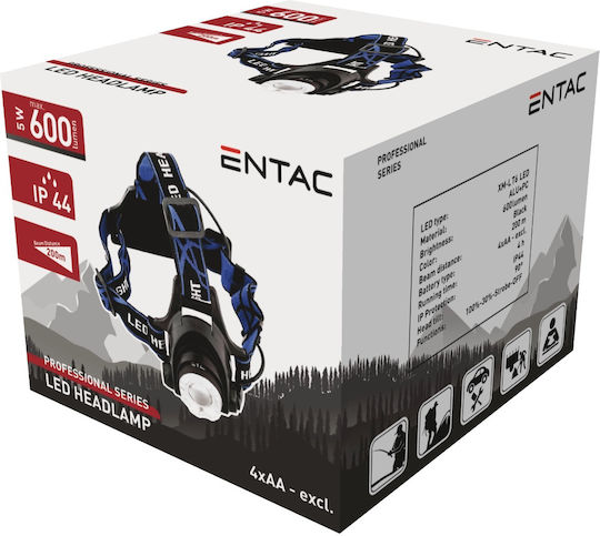 ATC Headlamp LED with Maximum Brightness 600lm Black