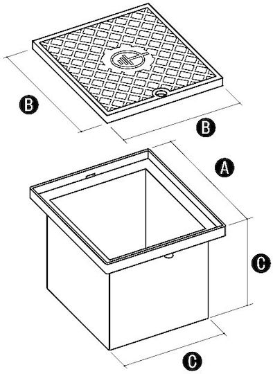 Housing Ground Control Connector 200x193x166mm