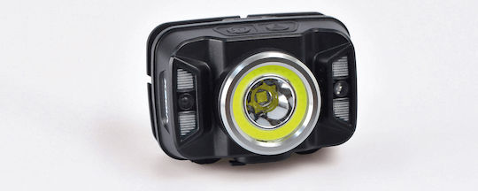 Videx Επαναφορτιζόμενος Φακός Κεφαλής LED IP65 με Μέγιστη Φωτεινότητα 410lm
