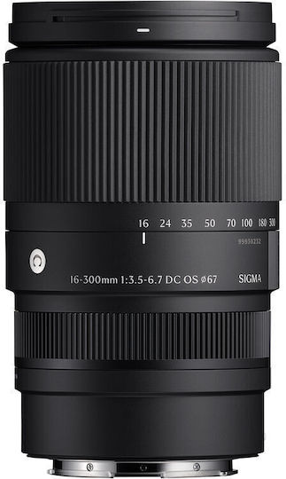 Sigma Crop Φωτογραφικός Φακός 16-300mm f/3.5-6.7 DC OS Contemporary Macro για Canon RF Mount Μαύρος
