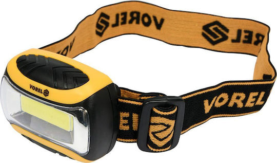 Vorel Headlamp LED IP20 with Maximum Brightness 150lm Yellow