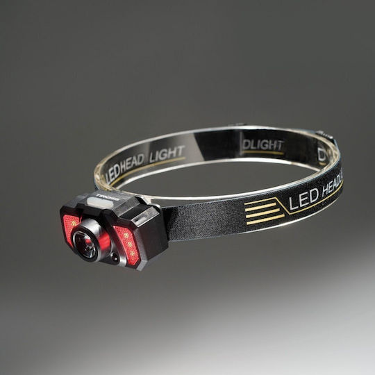 Tiross Lanternă Frontală LED cu Luminozitate Maximă 100lm Negru