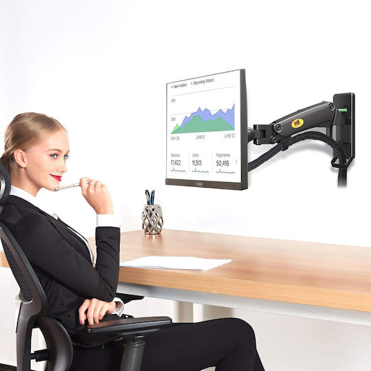 F120 Wandmontiert Halterung Monitor bis 27" mit Arm